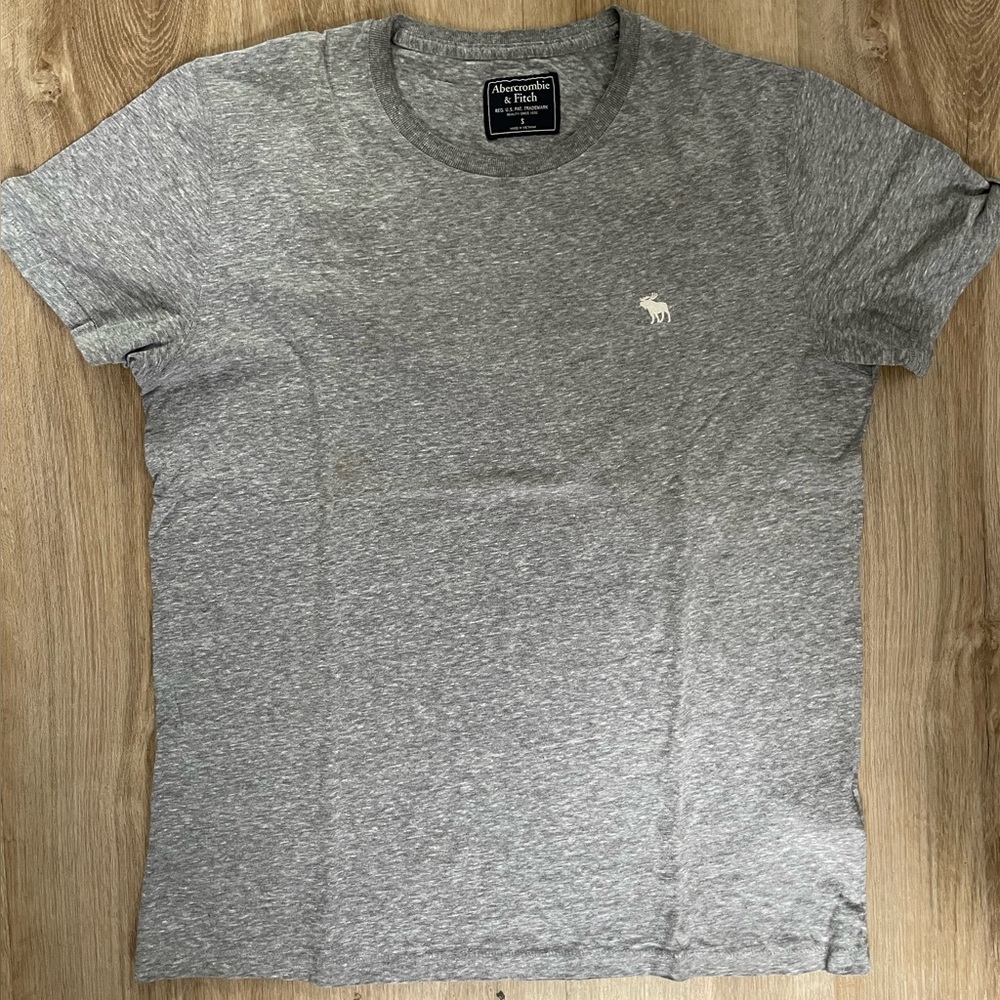 A&F Logo Tee [heather grey]